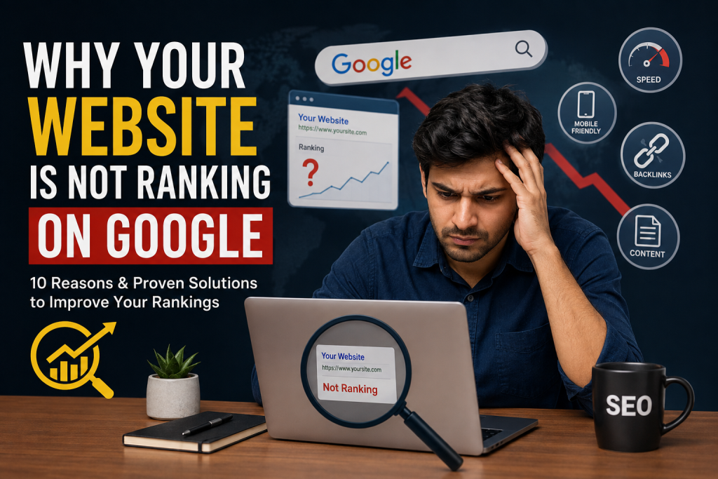 Why your website is not ranking on Google SEO analysis