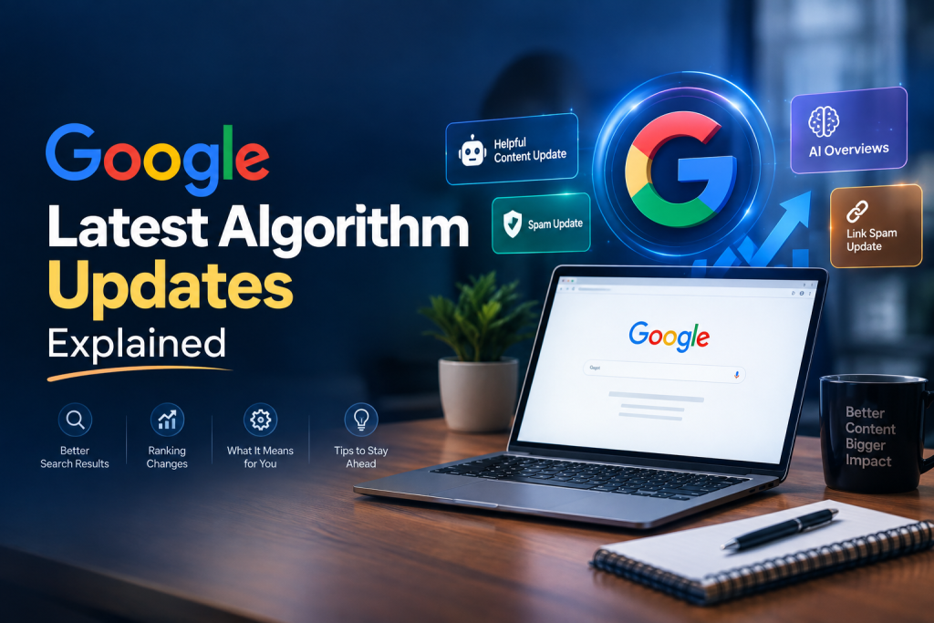 Google Algorithm Updates explained with latest search ranking changes