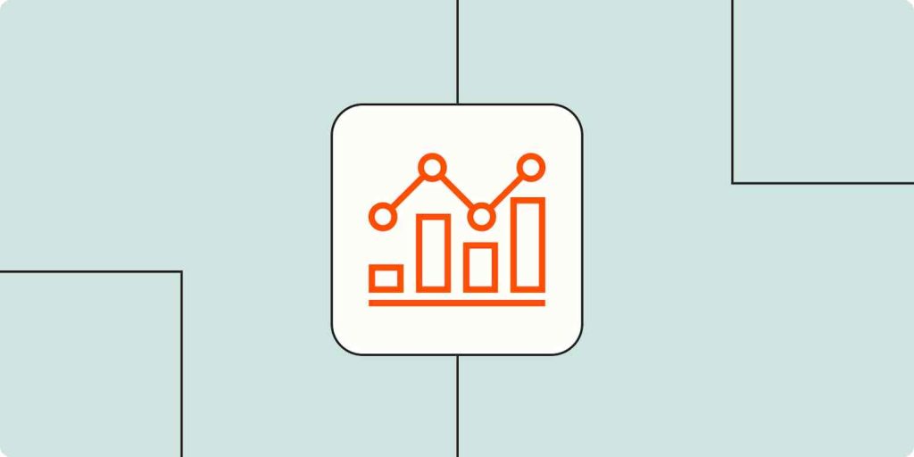 Minimalist icon depicting analytics charts and bar graphs for AI in digital marketing performance